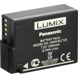 Panasonic DMW-BLC12 - Lithium-Ion Akku 7.2V 1200mAh, verdoppelt die Akkuleistung Ihrer Lumix Kamera für längere Foto- und Videoaufnahmen