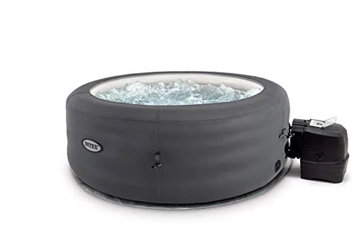 Intex Whirlpool "Simple Spa" Ø 196 x 66 cm - Whirlpool für entspannende Stunden, mit 100 Luftdüsen für ein prickelndes Erlebnis und ideal für Garten oder Terrasse.