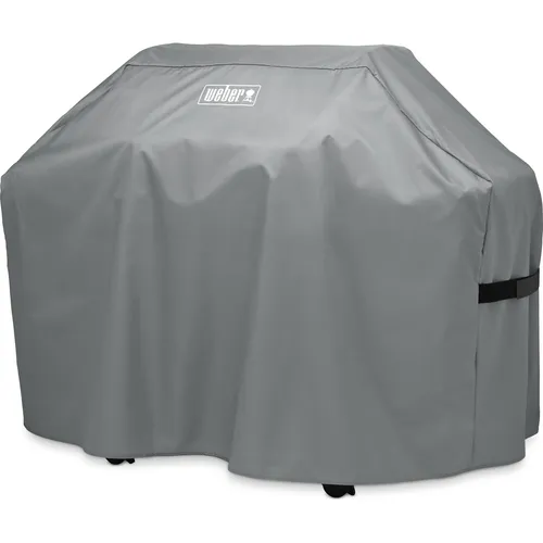 Weber Abdeckhaube für Genesis II 300-Serie - WEBER ZUBEHÖR - Beständige Abdeckung für Grillmodelle bis 152 cm, mit Klettbändern für sicheren Halt und optimalen Schutz vor Witterungseinflüssen.