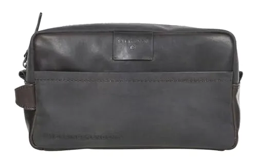 Strellson Herren Kulturbeutel Brick Lane Dick - Elegante Kulturtasche - Reisetaschen - Dieser stilvolle Kulturbeutel vereint klassisches Design mit Funktionalität und ist der perfekte Begleiter für Ihre Hygieneartikel auf Reisen.
