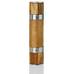 AdHoc Pfeffer- und Salz-Doppelmühle Duomill MP90 - Küchenhelfer mit Doppelkammer-Technologie, die Pfeffer und Salz separat mahlt und Aromen schützt. Ideal für präzises Würzen in der Küche.