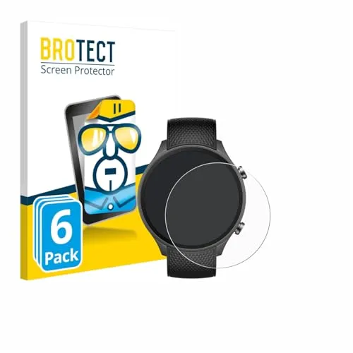 BROTECT (6 Stück Schutzfolie für OnePlus watch 2R Displayschutz Folie Ultra-Klar