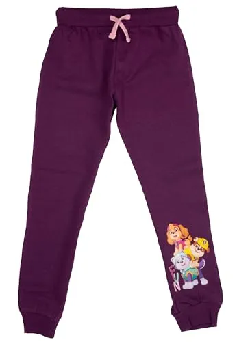 Paw Patrol Jogginghose für Mädchen - Fun Kinder Trainingshose Sweathose Hose Lila (as3, Numeric, Numeric_98, Numeric_104, Regular, 98-104)
