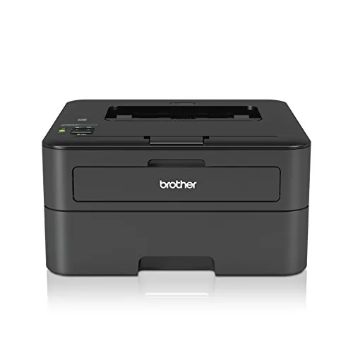 Brother HL-L2340DW Mono-Laserdrucker - Monochrom-Drucker mit 2400 x 600 dpi, WLAN und USB 2.0, ideal für schnelles Drucken mit bis zu 26 Seiten/Minute und 36 Monate Herstellergarantie.