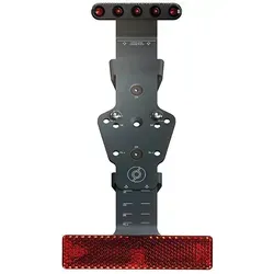 SUPERNOVA L1e Legal Kit - Universale Kennzeichenhalterung für S-Pedelecs - Sonstiges Fahrradzubehör, höhenverstellbare Halterung für alle EU-Kennzeichen, inklusive Reflektor und integrierter Kennzeichenbeleuchtung für optimale Sichtbarkeit.