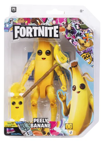 Fortnite Peely Spielfigur 15 cm – Detailreiche Bananenfigur - Die Fortnite Peely Figur (15 cm) begeistert mit ihrem kultigen Design und hoher Detailtreue. Ideal als Sammlerstück oder Geschenk für Fans der beliebten Gaming-Welt. Robustes Material sorgt für Langlebigkeit und Farbbrillanz.