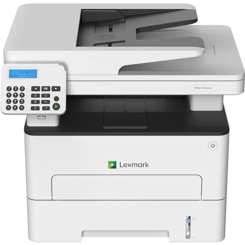 Lexmark MB2236adw Laserdrucker - Multifunktionsgerät für Druck, Scan, Kopie und Fax mit bis zu 34 S./Min., WLAN und automatischem beidseitigem Druck – ideal für effizientes Arbeiten im Büro.