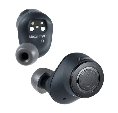 Audio-Technica ATH-ANC300TW In-Ear Kopfhörer - Kopfhörer mit exzellenter Geräuschunterdrückung und Umgebungsgeräuschmodus, schweißfest und ideal für Sport und Alltag.