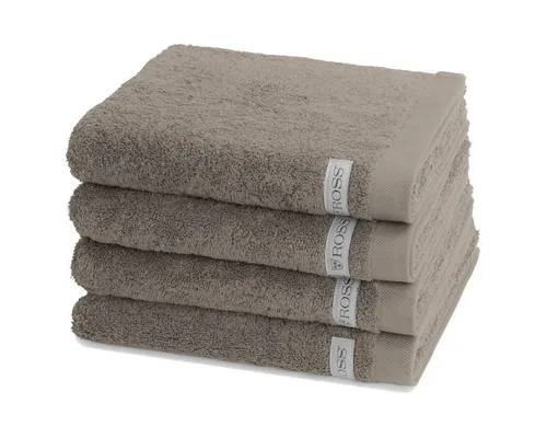 ROSS Handtuch Set Sinfonie, 4-teilig - Handtuch-Sets aus hochwertigem Walkfrottee, 100% Baumwolle, besonders saugfähig mit 500 g/m² für ein angenehmes Hautgefühl.