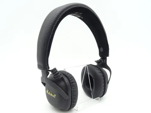 Marshall Mid A.N.C. schwarz - Kabellose Kopfhörer mit Noise Cancelling - Kopfhörer mit aktivem Noise Cancelling, leicht und kabellos für ein ungestörtes Hörerlebnis. Ideal für Musikliebhaber und Pendler.