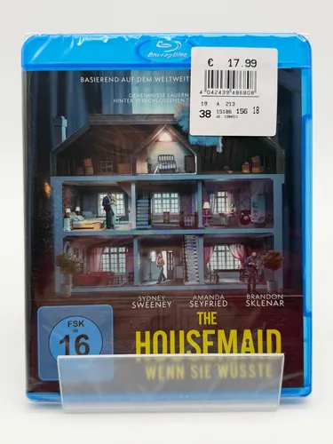 Blu Ray The Housemaid Wenn Sie wüsste - ab 16 Jahren - Sydney Sweeney - NEU