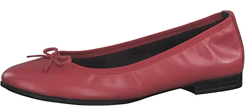 Tamaris Damen 1-1-22116-08 Ballerinas, Chili/Black, 37 EU - Stylische Ballerinas für Damen, komfortabel und ideal für den täglichen Gebrauch oder entspannte Stunden zu Hause.
