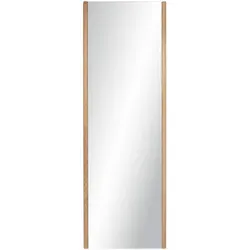 Linea Natura Wandspiegel, Eiche, Glas, rechteckig, 40x120x5.5 cm, senkrecht montierbar, Ganzkörperspiegel, Spiegel, Wandspiegel