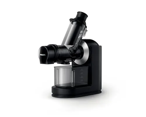 Philips Home Slow-Entsafter HR1889/70 Viva - 150 W, XL-Einfüllöffnung für ganze Früchte und gesunden Saftgenuss