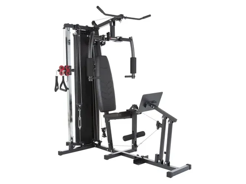 HAMMER HAMMER Kraftstation "FERRUM TX3" - Ganzkörpermuskeltraining für Leistungssportler, kompakt und platzsparend mit abnehmbarer Beinpresse