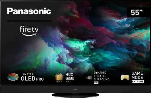 Panasonic OLED TV 55 Zoll 4K Ultra HD Smart TV - Fernseher mit 4K Ultra HD, HDR10+ und Dolby Vision für beeindruckende Bildqualität und Smart TV-Funktionen mit Sprachsteuerung für maximalen Komfort.