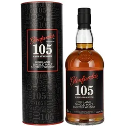 Glenfarclas 105 Cask Strength Whisky - Highland Single Malt Whisky in Fassstärke, reift in Sherryfässern und bietet ein intensives Geschmackserlebnis für Whisky-Liebhaber.