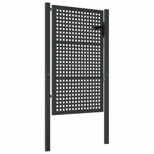 vidaXL Gartentor mit Maschendraht - Gartentür aus stabilem Stahl, abschließbar für maximale Sicherheit und ideal für den Zugang zu Garten, Innenhof oder Terrasse.