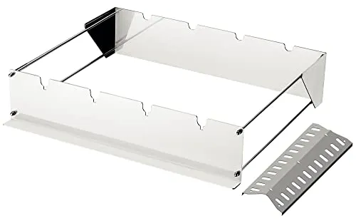 Tramontina Grillspieß Grillaufsatz aus Edelstahl - Grillzubehör aus rostfreiem Edelstahl, ideal für perfekte Grillspieße mit Brennerabdeckung, passend für Gasgrills und BBQ.
