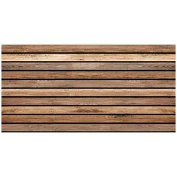 IZODEKOR Wandverkleidung Holz Styropor 3D Wandpaneele - Akustikpaneele Holzoptik Wanddeko für Küche, Badezimmer, Balkon, Schlafzimmer  | Modell: ... - Braun