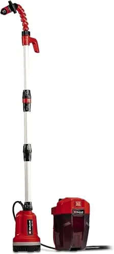 Einhell Akku-Tauchdruck Regenfasspumpe GE-PP 18 RB Li-Solo - 18 V, max. 3.000 L/h, kabellose Gartenbewässerung ohne Stromanschluss, flexibel und kraftvoll