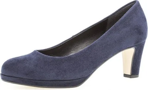 Gabor Damen Pumps in Blau, Größe 5 - Stilvolle Damen Pumps mit 6 cm Trichterabsatz für eleganten Auftritt. Hergestellt aus hochwertigem Kunstleder, bieten sie Komfort und modernes Design. Ideal für jeden Anlass – kombiniere sie mit Jeans, Röcken oder Kleidern!
