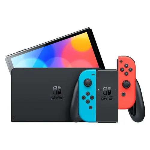 Nintendo Switch OLED Neon – Spielspaß in lebendigen Farben - Erlebe Gaming in brillanten Farben mit der Nintendo Switch OLED Neon. Diese Konsole bietet ein beeindruckendes Display und vielseitige Spielmöglichkeiten für unvergessliche Abenteuer.