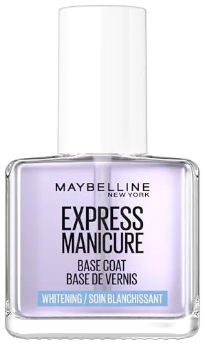 Maybelline New York Nagellack, Aufhellend, Express Maniure Whitening Base Coat Nagelweißer, 12 ml
