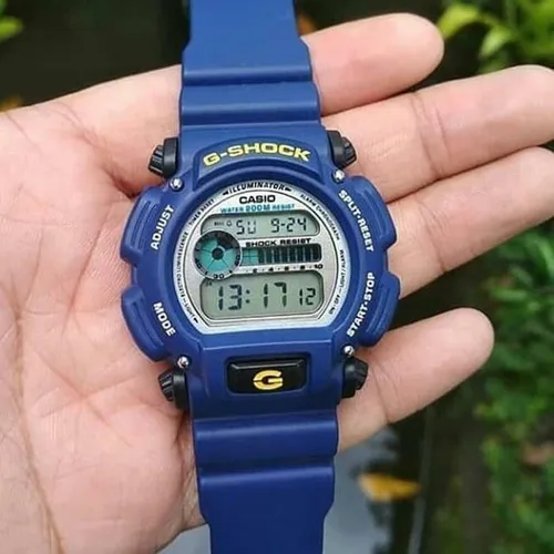Casio G-Shock DW-9052-2V Digital Herren Blau Harz Stoppuhr Quarz Sportuhr