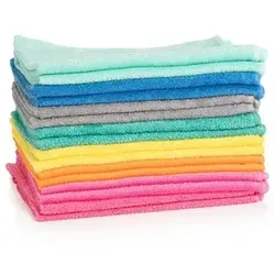 AQUA CLEAN Kristall Ultimo Reinigungstücher 16 Stück - Vielseitige Reinigungstücher mit 10 Jahren Herstellergarantie, extrem aufnahmestark für Fett, Flüssigkeit und Schmutz – ideal für die gesamte Haushaltsreinigung.
