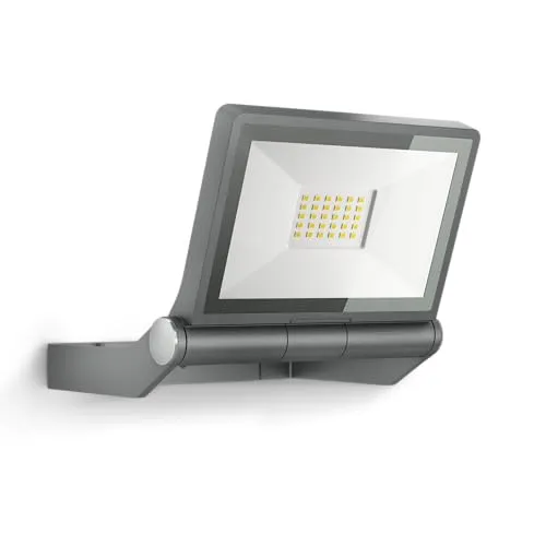 Steinel LED-Außenstrahler XLED ONE Anthrazit 17,8 W - Lampen: Effizienter LED-Fluter mit 2050 lm, ideal für Einfahrt, Hof und Garten. Langlebige 50.000 h Lebensdauer und einfache Montage.