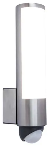 Lutec LEDA 5267103001 LED-Außenstandleuchte mit Bewegungsmelder - Edelstahl-Außenstandleuchte mit verstellbarem Bewegungsmelder für optimale Erkennung. Ideal für Sicherheit und Stil im Außenbereich.