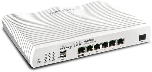 Draytek G.fast-Modem Vigor2866 - Hochgeschwindigkeitsmodem für ultraschnelle Internetverbindungen - Router mit G.fast-Technologie für blitzschnelle Internetgeschwindigkeiten und optimale Leistung in modernen Netzwerken.