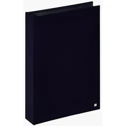 Walther Fotoalbum ME-287-B Memo De Luxe schwarz - Fotoalbum für 200 Fotos im Format 13x18 cm, stilvolles Design in Schwarz für eine elegante Präsentation Ihrer Erinnerungen.