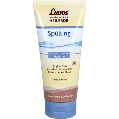 Luvos Heilerde Spülung 200 ml - Haarspülung mit heilender Wirkung, ideal zur Pflege und Stärkung von strapaziertem Haar. Rezeptfrei erhältlich.