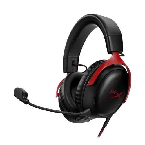 HyperX Cloud III Wireless Gaming Headset - Bis zu 120 Stunden Akkulaufzeit, optimaler Tragekomfort und kristallklarer Klang für PC, PS5, PS4