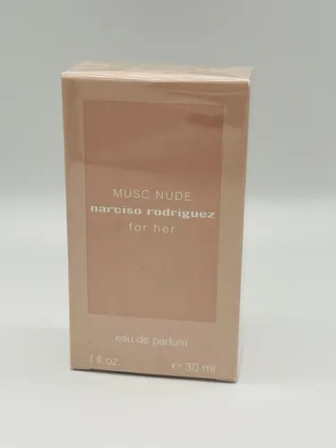 Narciso Rodriguez For Her Musc Nude Eau de Parfum 30 ml - Damenduft mit aromatisch-holziger Note, einzigartiger Wirkung und exquisiten Aromen von Jasmin und Moschus für unvergessliche Momente.