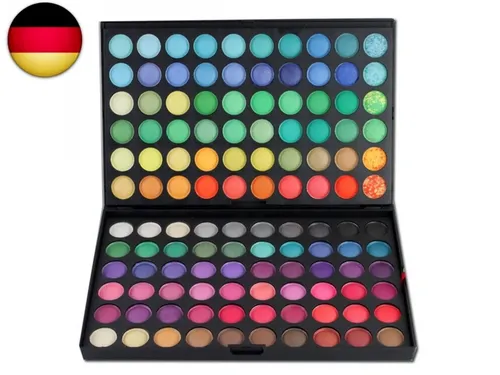 Lidschatten Palette 120 farben Schminkkoffer mit Schminke - Bunte Lidschatten