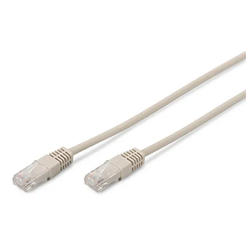 DIGITUS LAN Kabel Cat 5e - 0,25m - RJ45 Netzwerkkabel - U/UTP Ungeschirmt - Kompatibel zu Cat6 und Cat5 - Grau