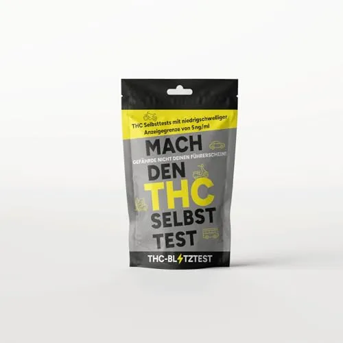 1x THC-Blitztest 5ng/ml Drogenschnelltest - 1 bis 35 Stk. - THC Drogentest
