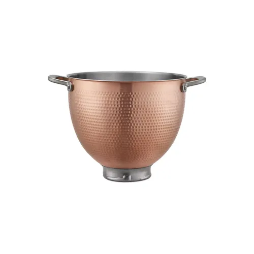 KitchenAid 5KSM5SSBCB Kupferschüssel Gehämmert 4.7 Liter - Küchenmaschinen, stilvolle Rührschüssel aus gehämmertem Kupfer mit 4,7 L Kapazität – perfekt für kreative Kochprojekte!