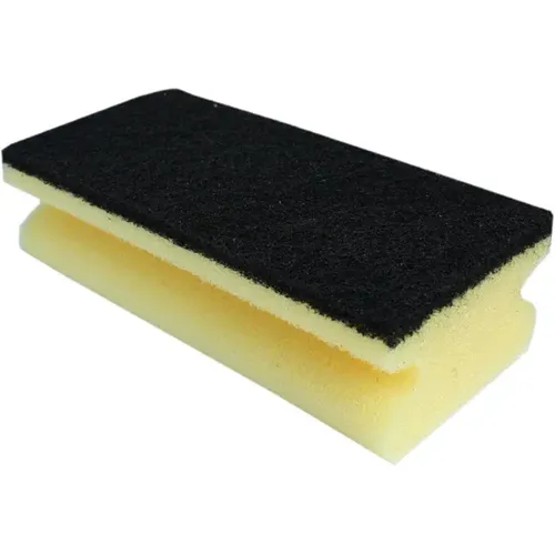 Vliesschwamm Sito Topfreiniger gelb-schwarz 15x7x4,5 cm, Reinigungsschwamm, vielseitig einsetzbar 5000082