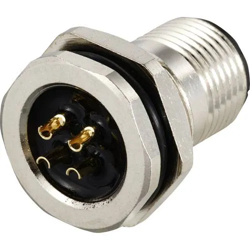 TRU COMPONENTS TC-12833064 Sensor/Aktor Einbaustecker M12 Stecker, Einbau Polzahl Sensoren: 4 1 St.