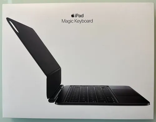 Apple Magic Keyboard für iPad Pro 11“ (M4) - Französisches Layout - Kabellose Tastatur Dock mit AZERTY Layout, ideal für kreative Arbeiten und komfortables Tippen auf dem iPad Pro.