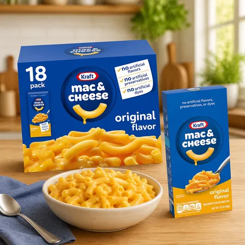 Kraft Macaroni and Cheese 18 x 206g Vorratspack | USA Amerika Import