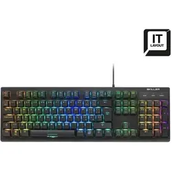 Sharkoon SKILLER SGK30 - Mechanische Gaming-Tastatur mit RGB-Beleuchtung - Tastaturen mit mechanischen Schaltern für präzises Gaming und komfortables Tippen. Die RGB-Beleuchtung sorgt für individuelle Anpassungsmöglichkeiten und spektakuläre Effekte.