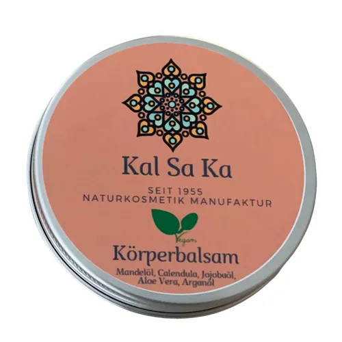 Kal Sa Ka Körperbalsam 160ml - Vegane Ganzkörperpflege - Veganer Körperbalsam mit hochwertigen Inhaltsstoffen wie Mandelöl, Jojobaöl und Aloe-Vera-Gel. Ideal für eine intensive Feuchtigkeitspflege aus kontrolliert biologischem Anbau.