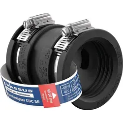 Schlauchadapter Typ 1 CDC 050 - Flexibel und Robust - Sonstige Elektroinstallationsartikel, ideal für Anwendungen mit Spannbereichen von 40-50mm und aus langlebigem EPDM-Material gefertigt.