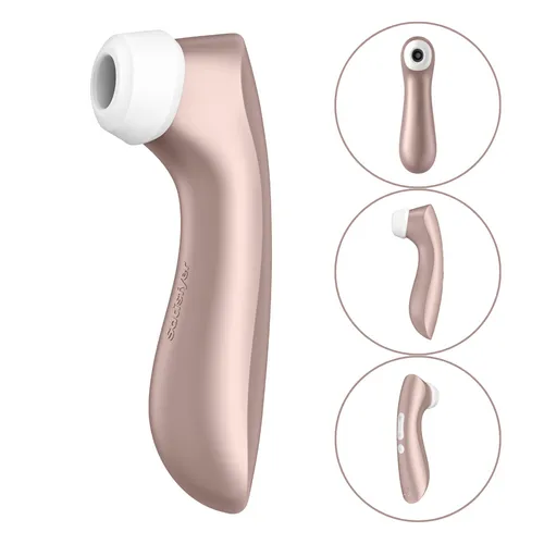 Satisfyer Pro 2 Plus - Druckwellenvibrator für Frauen - Sexspielzeug: Wasserdichter Air Pulse Auflegevibrator mit Designer-Features für ein intensives Vergnügen, hypoallergen und phthalatfrei.