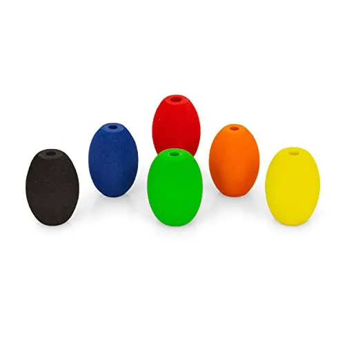 AFH Webshop Schreibhilfe | Griffverdickung | Soft Egg | 6er Set | Griffverdickung für Stifte